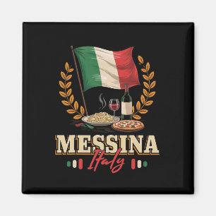 Messina Italië Souvenir Messina Vakantie Italiaans Magneet