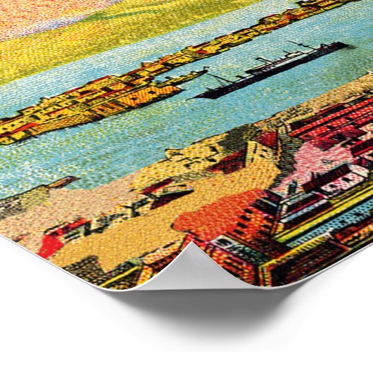 Messina, Sicilië, Italië Poster (Hoek)