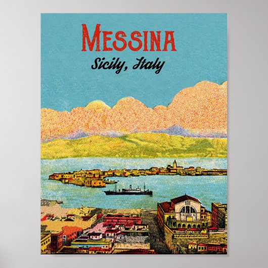 Messina, Sicilië, Italië Poster (Voorkant)