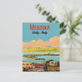 Messina stad, Sicilië, Italië Briefkaart (Staand voorkant)