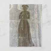 Messing beeltenis van een vrouw briefkaart (Voorkant)
