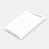 messing fluit post-it® notes (Schuin)