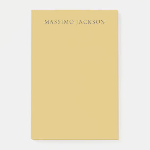 Messing Geel Minimalistisch Eenvoudig Modern Esthe Post-it® Notes