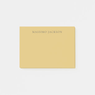 Messing Geel Minimalistisch Eenvoudig Modern Esthe Post-it® Notes