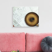 messing kandelaar canvas afdruk (Insitu (Woonkamer))