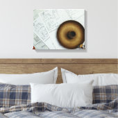 messing kandelaar canvas afdruk (Insitu (Slaapkamer))