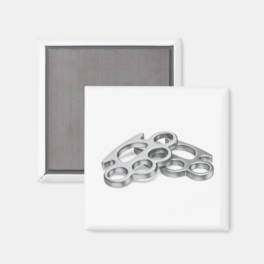 Messing knokkels magneet (Voorkant / Achterkant)