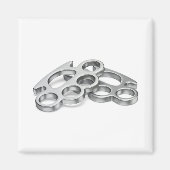 Messing knokkels magneet (Voorkant)