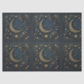 Messing Moons Decoupage Tissuepapier (Voorkant)