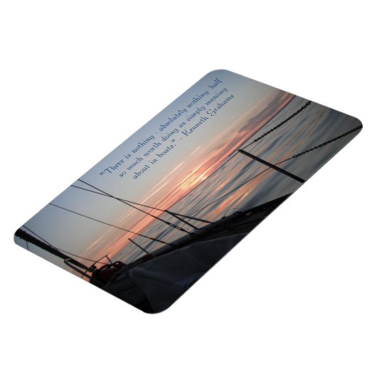 Messing rond in boten magneet (Linkerzijde)