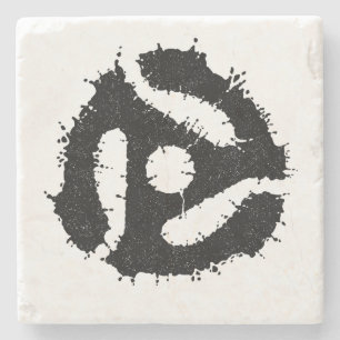 Messy B/W 45 invoegen Stenen Onderzetter