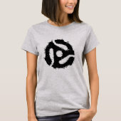 Messy B/W 45 invoegen T-shirt (Voorkant)