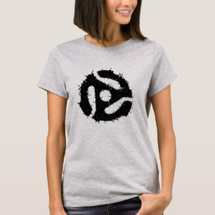 Messy B/W 45 invoegen T-shirt