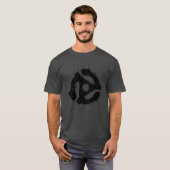 Messy B/W 45 invoegen T-shirt (Voorkant volledig)