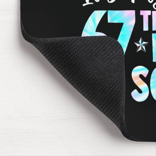 Messy Bun Bruh It's My 67th Day Of School Students Muismat (Hoek)