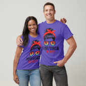 Messy Bun Dialyse Technicus Off Duty Sunset T-shirt (Unisex)