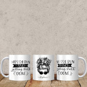 Messy Bun en het krijgen van Stuf Klaar Mam Leven Koffiemok