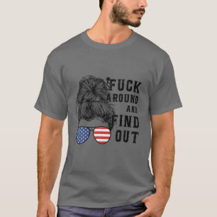 Messy Bun Funk en ontdek de grappigheid T-shirt