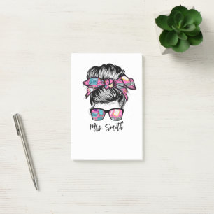 Messy Bun Gifts Ideeën voor Schoolmedewerkers Post-it® Notes