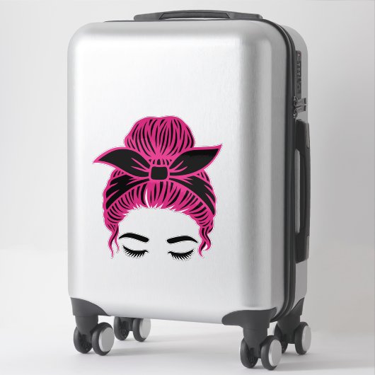 MESSY BUN GIRL [MBG6] STICKER (Koffer)