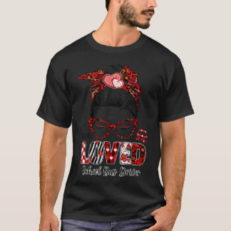 Messy Bun Hair One loved School Bus Driver Valenti T-shirt