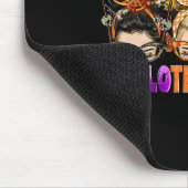 Messy Bun Halloween To Christmas Women Happy Hallo Muismat (Hoek)