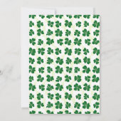 Messy Bun Lucky One 1st Verjaardag Meisje Kaart (Achterkant)