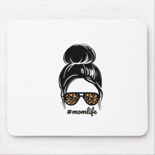 Messy Bun Mam Life met Leopard Sunbril-Mam Muismat