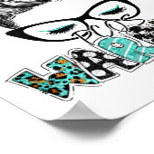 Messy Bun Pcos polycysteus ovariumsyndroom bewustz Poster (Hoek)