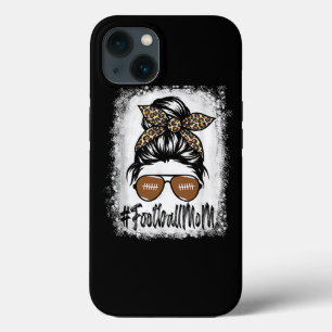 Messy Bun Player heeft Football Mam Life met L Case-Mate iPhone Case