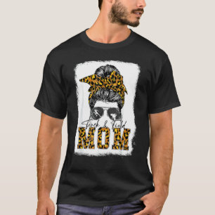 Messy Bun Track Field Ma Runner Mothers T-shirt