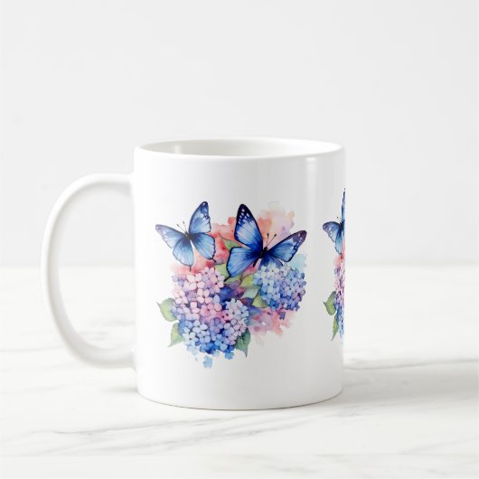 Messy Butterfly Waterverf Mok (Links)