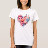 Messy Butterfly Waterverf T-shirt (Voorkant)