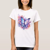 Messy Butterfly Waterverf T-shirt (Voorkant)