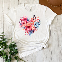 Messy Butterfly Waterverf T-shirt