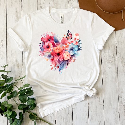 Messy Butterfly Waterverf T-shirt