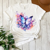 Messy Butterfly Waterverf T-shirt