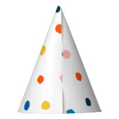 Messy Confetti Party Pet Feesthoedjes (Achterkant)