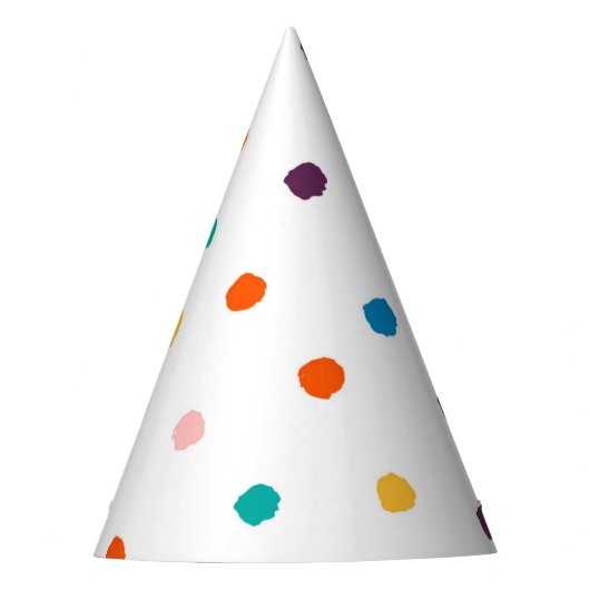 Messy Confetti Party Pet Feesthoedjes (Voorkant)