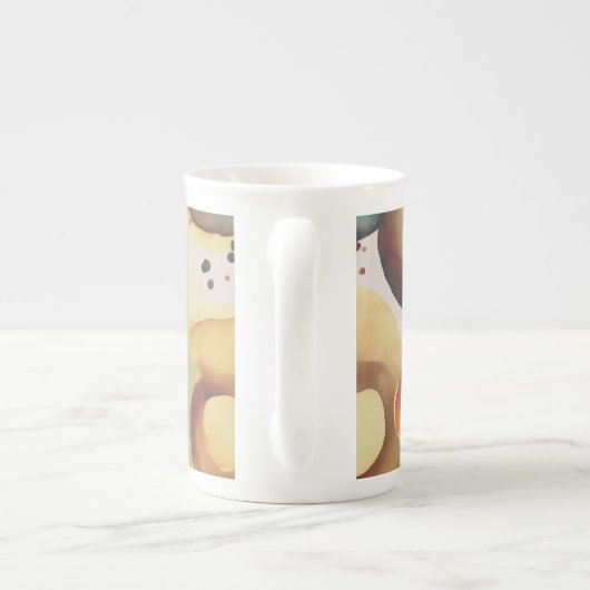 Messy doughnuts porselein kop (Achterkant)