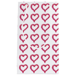 Messy - een onvolmaakt getrokken hart klein cadeauzakje