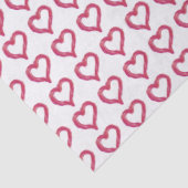 Messy - een onvolmaakt getrokken hart tissuepapier (Detail)