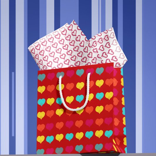 Messy - een onvolmaakt getrokken hart tissuepapier