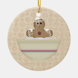 Messy Gingerbrood Man Ornament