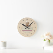 Messy Gingerbrood Man Wall Clock Ronde Klok (Huis)