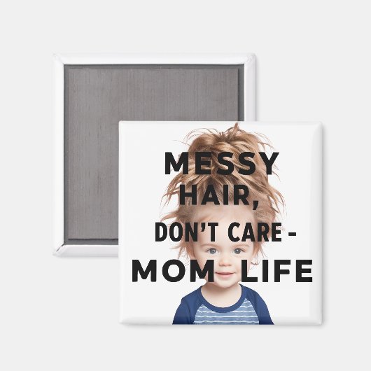 Messy Hair, Don't Care - Het leven van mama Magneet (Voorkant / Achterkant)
