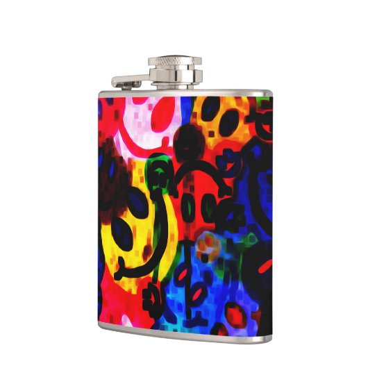 Messy Happy Faces Heupfles (Links)