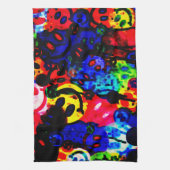 Messy Happy Faces Theedoek (Verticaal)