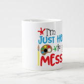 Messy - Jumbo-Mok Grote Koffiekop (Voorkant)