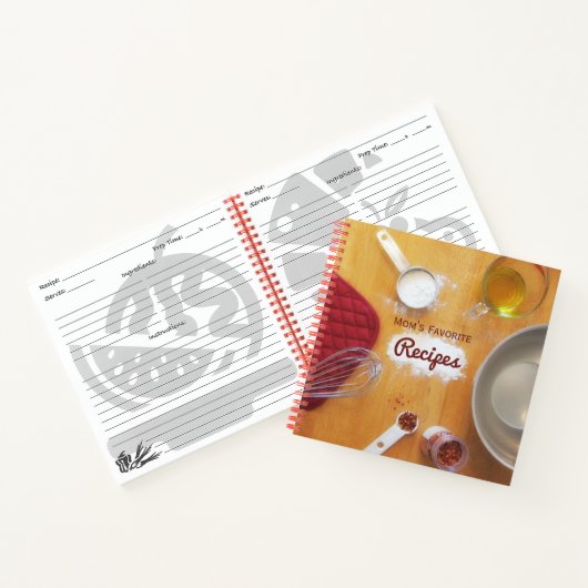 Messy Kitchen Recipe Book Notitieboek (Binnen)